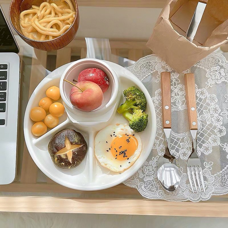 Đĩa Ăn Chia Ngăn Tiện Lợi