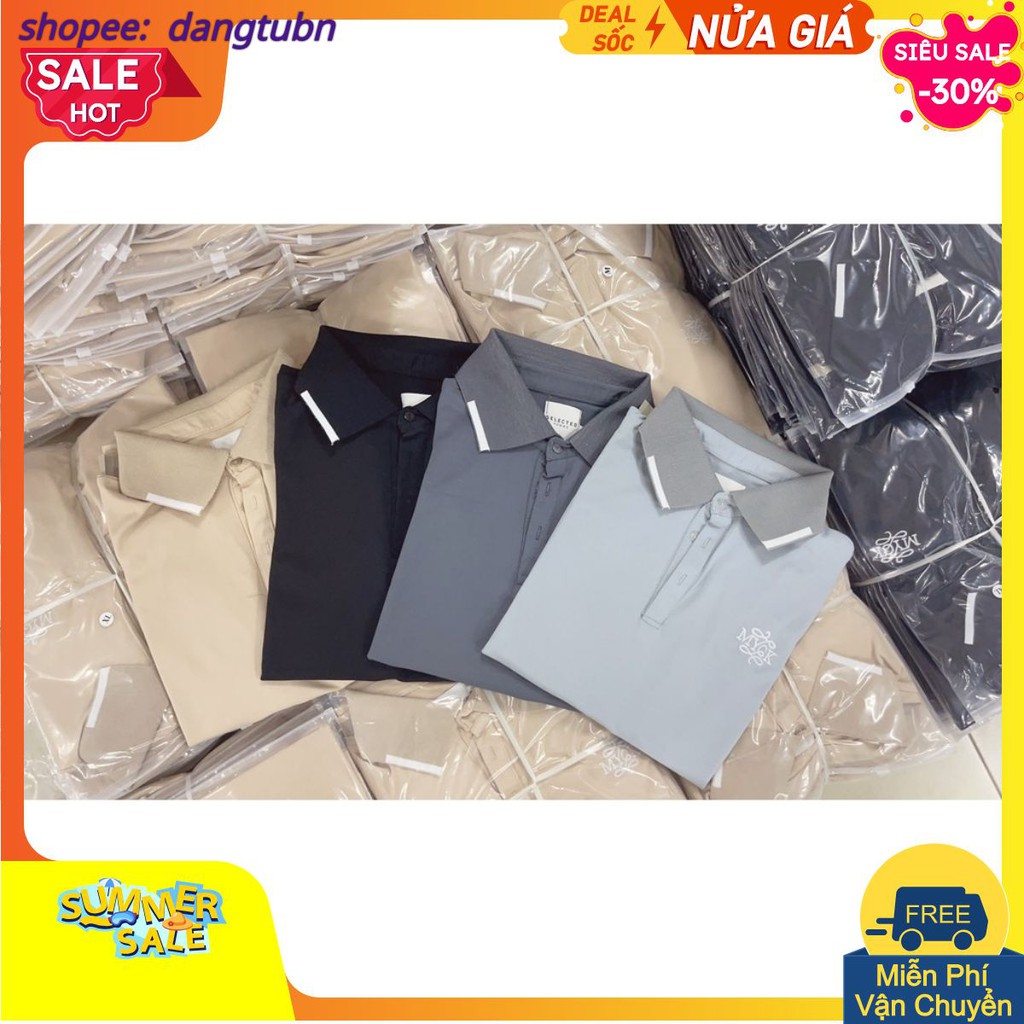 BÁN SỈ ÁO POLO NAM 4 MÀU CỔ VIỀN THÊU MYGK ANAM19 