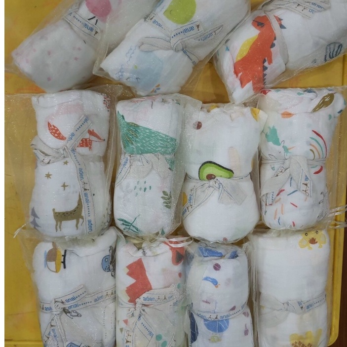 Khăn/chăn aden sợi tre  dùng cho bé tấm