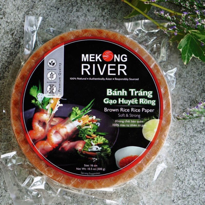 Bánh Tráng Cuốn Gạo Lứt MêKông River 300g