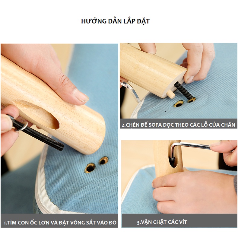 Ghế sofa lười Homexinh sofa đơn phòng ngủ  thư giãn tatami tựa lưng ghế thư giãn ban công