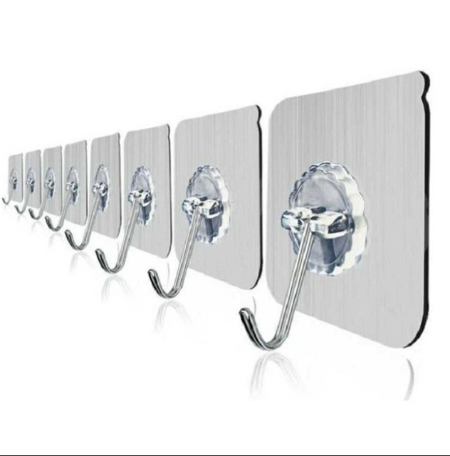 Combo 05c móc dán tường trong suốt nhập khẩu