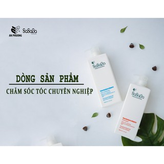 dầu gội và hoàn hình sasaba vuông 800ml