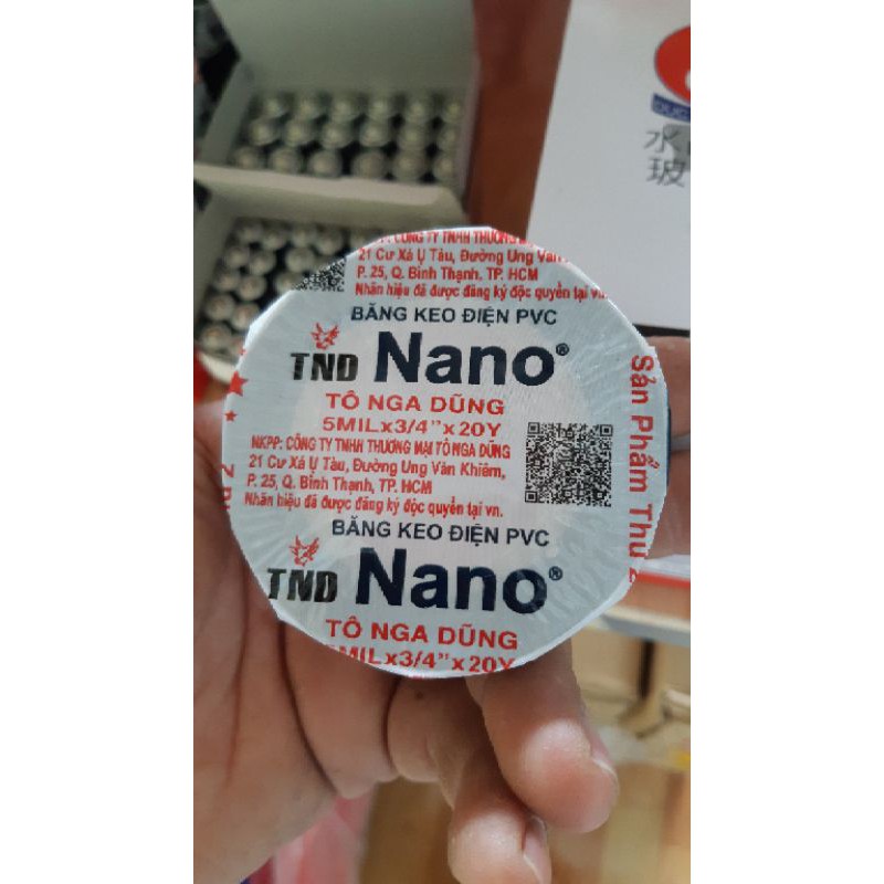 Băng keo điện Nano TÔ NGA DŨNG 20y