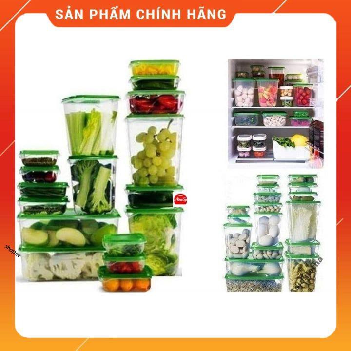 Bộ Hộp 17 món - Set 17 Hộp Nhựa Cao Cấp Đựng Thực Phẩm Bảo Quản Tủ Lạnh [FREESHIP]