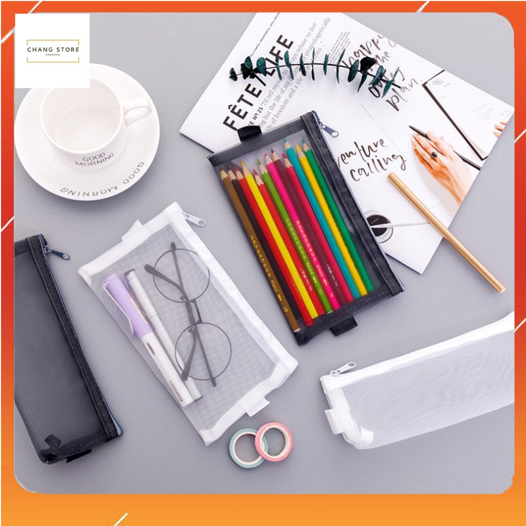 Bóp Viết Đa Năng Đẹp Trong Suốt Cute TX-21