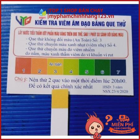 ( Kèm cốc ) Que Kiểm Tra Viêm Âm Đạo Hàng Chuẩn Chất Lượng