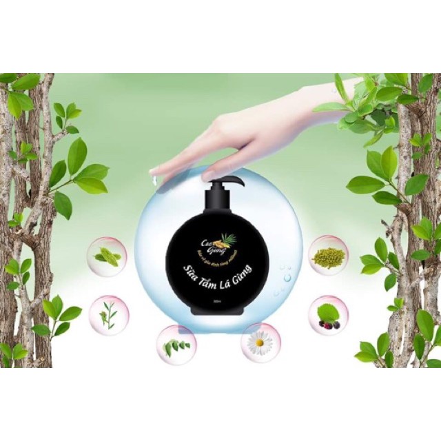 Cao gừng tan mỡ Thiên Nhiên Việt 200gr tặng Sữa tắm là gừng và Gen nịt bụng