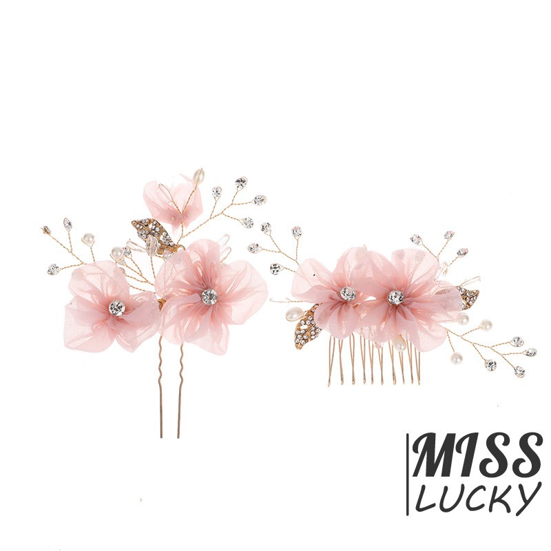 Lược cài tóc kiểu dáng thời trang thanh tú cho cô dâu