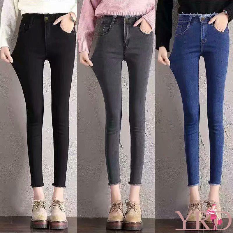 Quần Skinny Jean Nữ Lưng Cao Dáng Bút Chì | BigBuy360 - bigbuy360.vn