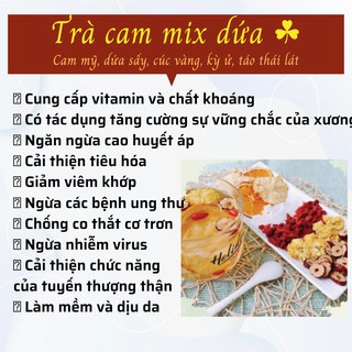 Trà hoa quả mix 3 gói - Dùng thử