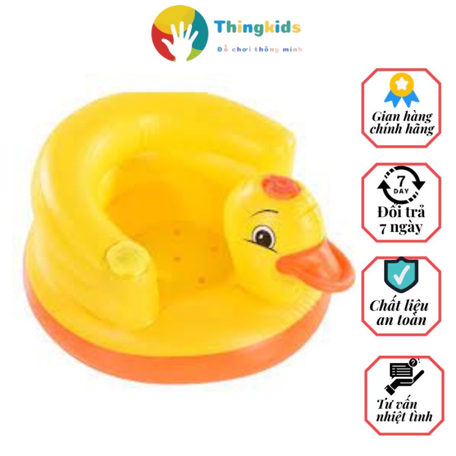 Ghế hơi cho bé tập ngồi an toàn cho bé có thể gấp gọn - Thingkids