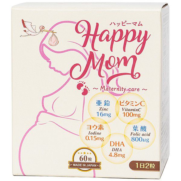 JpanWell - Vitamin cho phụ nữ mang thai Happy Mom 60 viên
