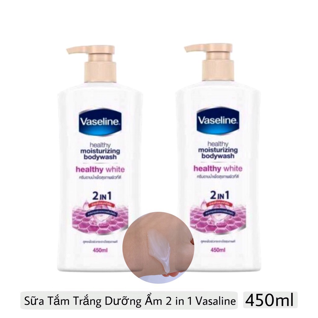 SỮA TẮM DƯỠNG ẨM VASELINE 2 IN 1 450 ML THÁI LAN