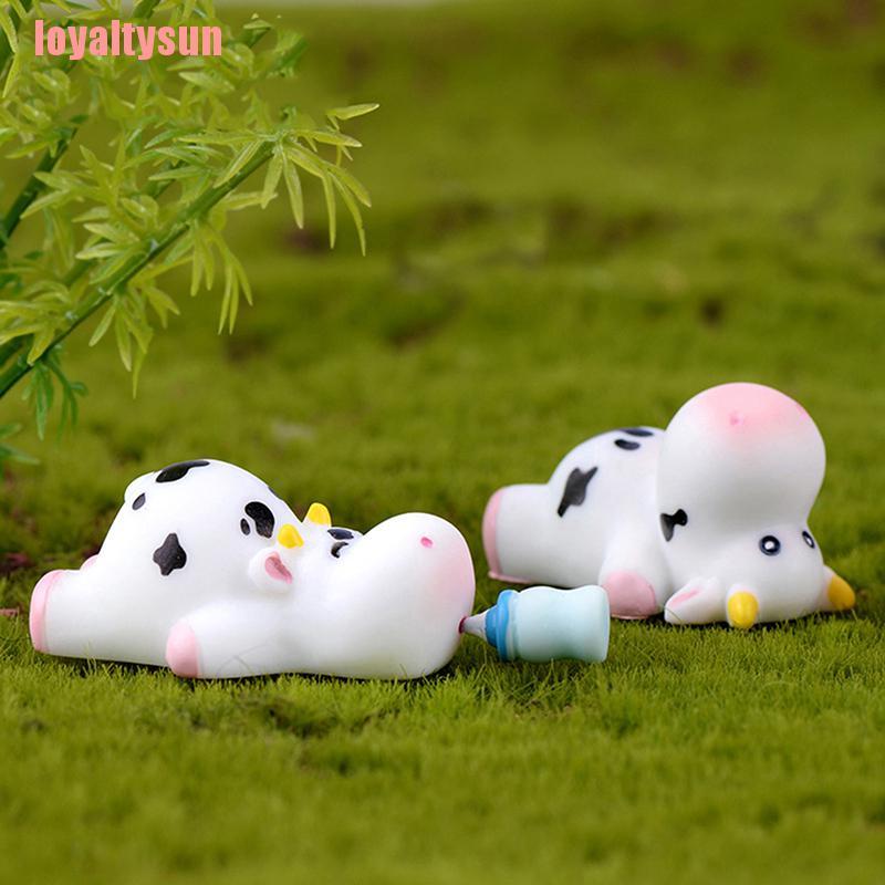 Mô Hình Bình Sữa Bò Mini Trang Trí Nhà Cửa