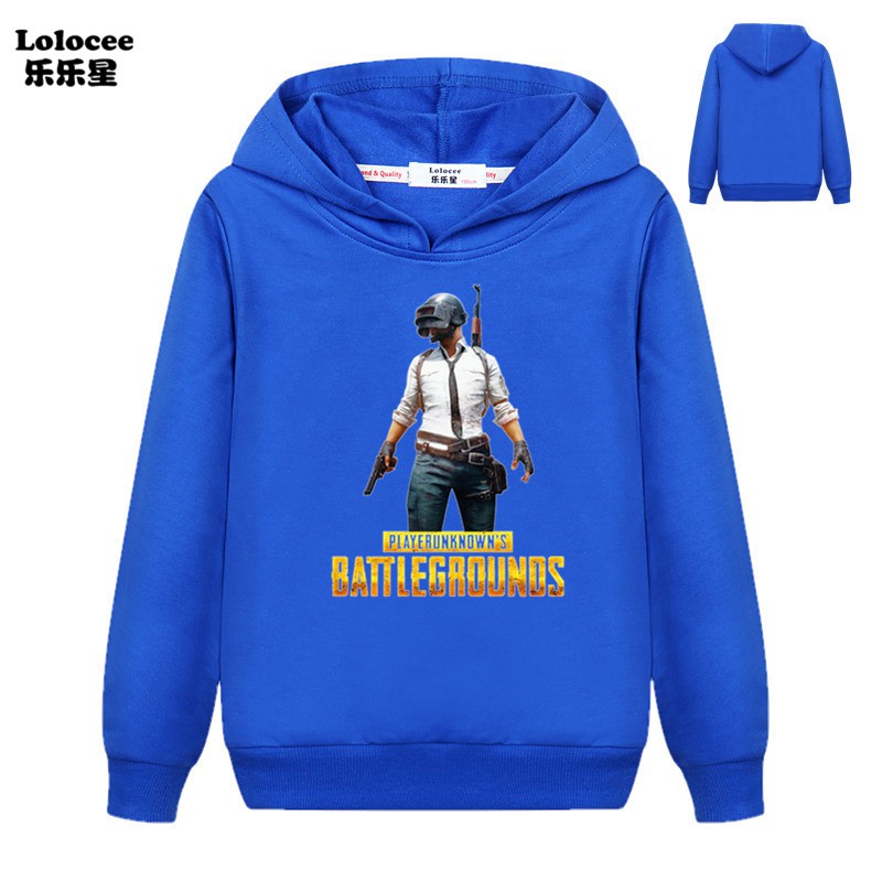 WINNER PUBG Áo Khoác Hoodie Chui Cổ Cho Bé Trai