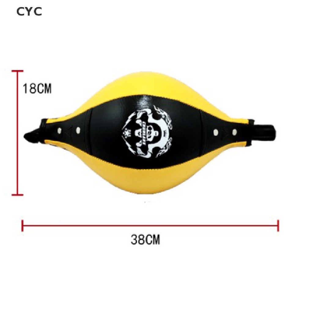 CYC Punching Ball PU Pear Boxing Bag Reflex Double End Boxing Dodge Speed Ball CY