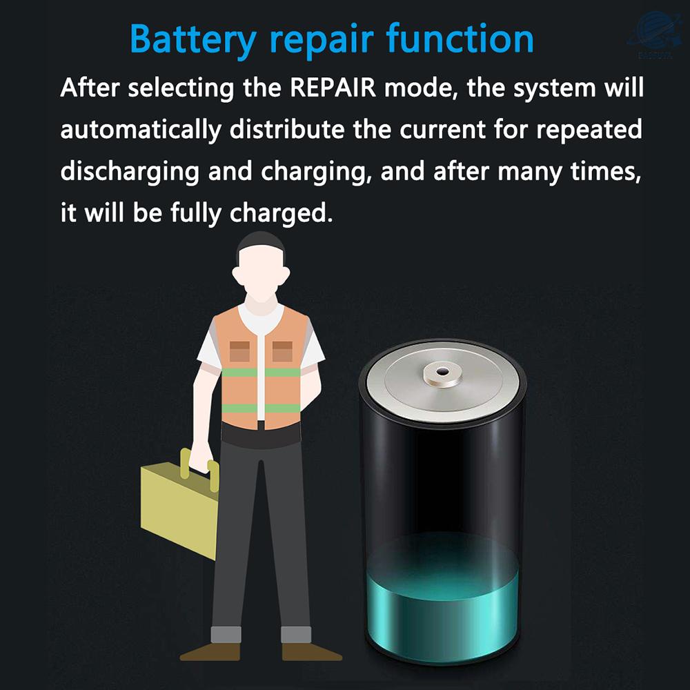 Bộ sạc pin Liitokala Lii-600 Li-Ion-3.7V Ni-Mh1.2V có 4 ngăn 18350 16340 14500