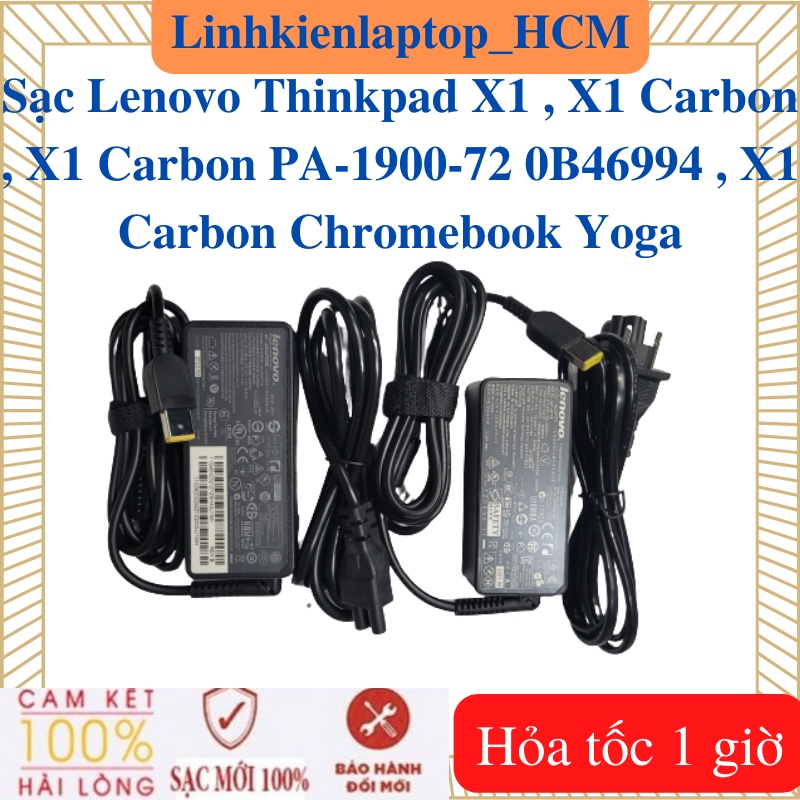 Sạc Lenovo Thinkpad X1 , X1 Carbon , X1 Carbon PA-1900-72 0B46994 , X1 Carbon Chromebook Yoga - 20V 
