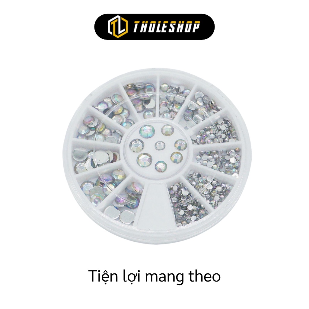 Hạt Đính Móng - Hạt Pha Lê Đính Móng Tay Nghệ Thuật 3D Nhiều Kích Thước 6508