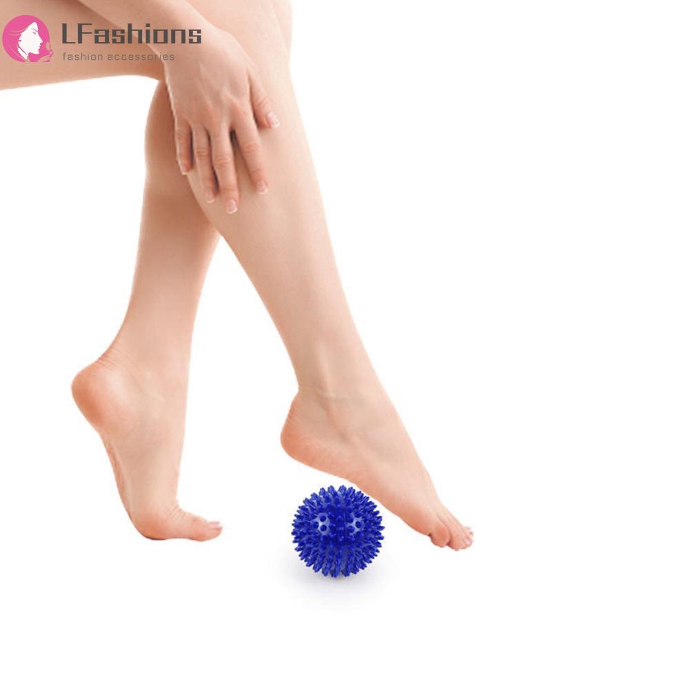 Bóng massage bàn chân/cánh tay giúp thư giãn cơ bắp bằng chất liệu PVC màu xanh dương