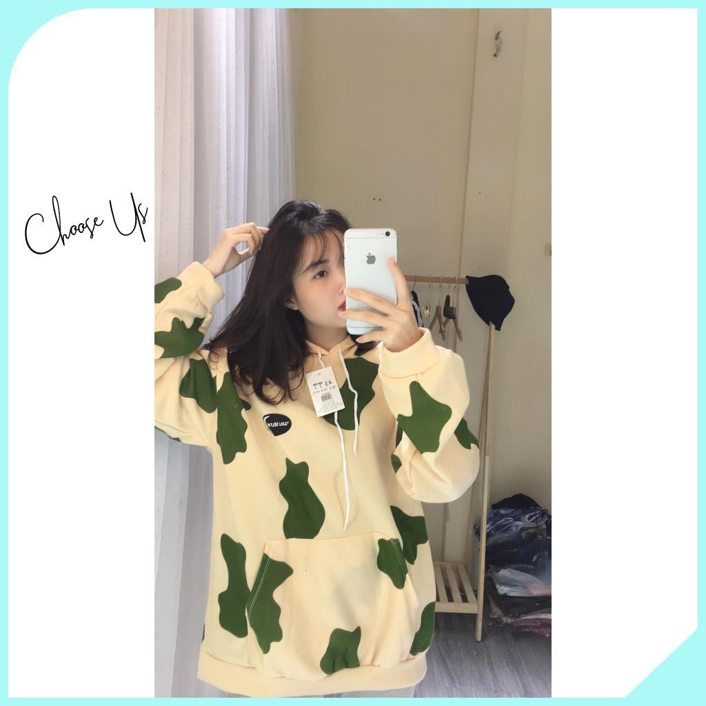 Áo Hoodie tay dài in hình Bò Sữa xinh xắn cho nữ | BigBuy360 - bigbuy360.vn
