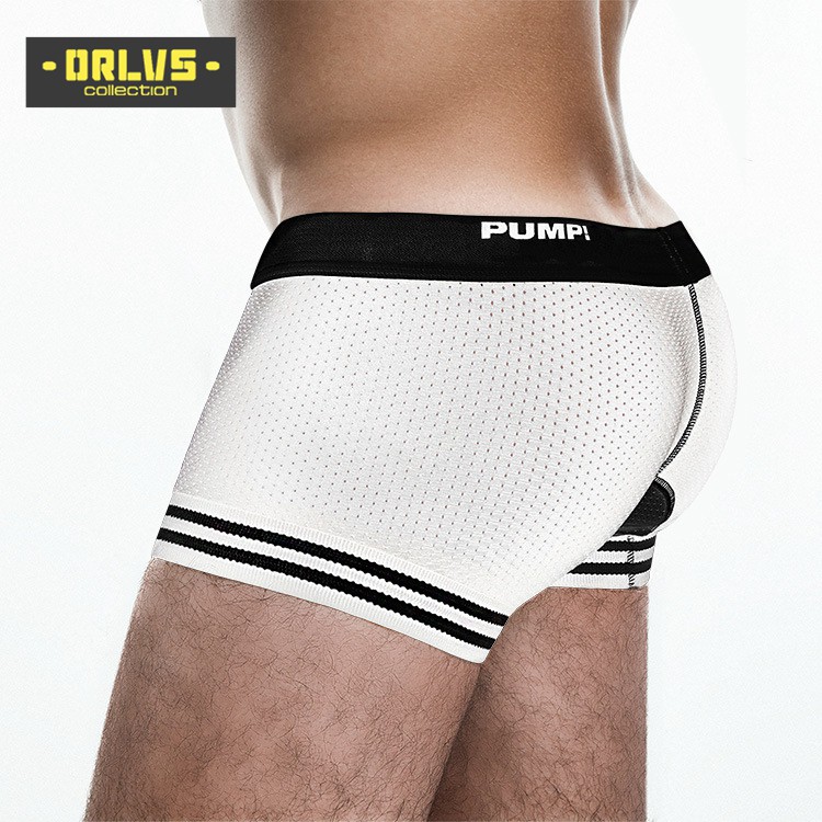 ORLVS Quần lót boxer phối lưới thoáng khí thời trang cho nam H599