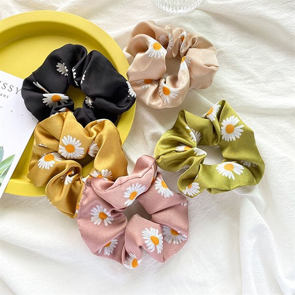 Cột tóc Vải Scrunchies - dây buộc tóc nhiều hình dễ thương chọn mẫu