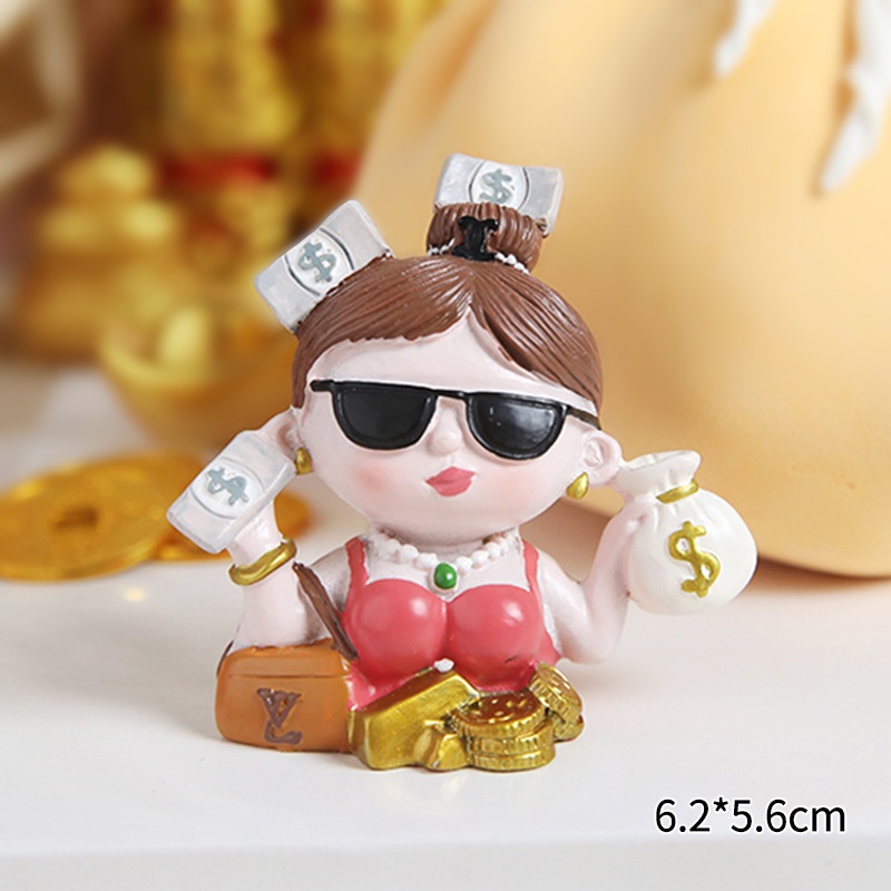 Đồ trang trí bánh kem sinh nhật  quý ông quý bà dollar