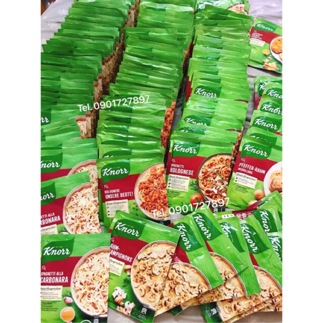 Gia Vị Sốt Mì Spaghetti Bolognese Unsere Beste! Knorr 38g