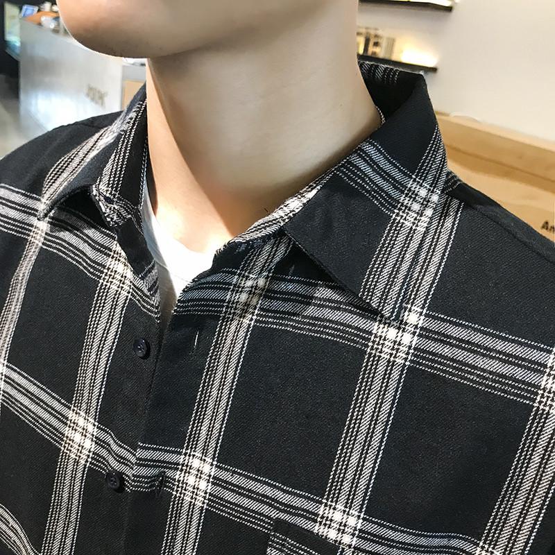 Áo Sơ Mi Nam Dài Tay Họa Tiết Caro size M-5XL