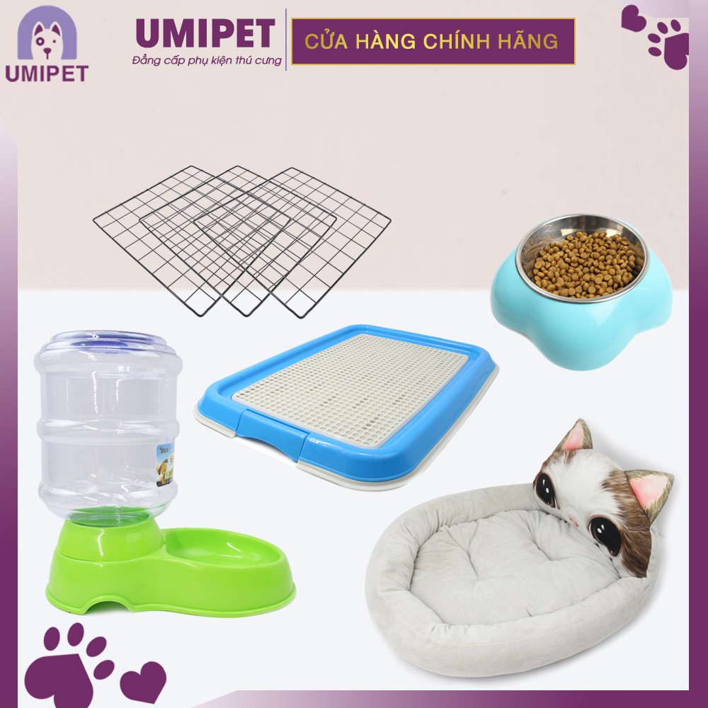Combo sản phẩm nuôi Chó cho nhà diện tích nhỏ UMIPET - Set sản phẩm chăm sóc bảo vệ thú cưng của bạn