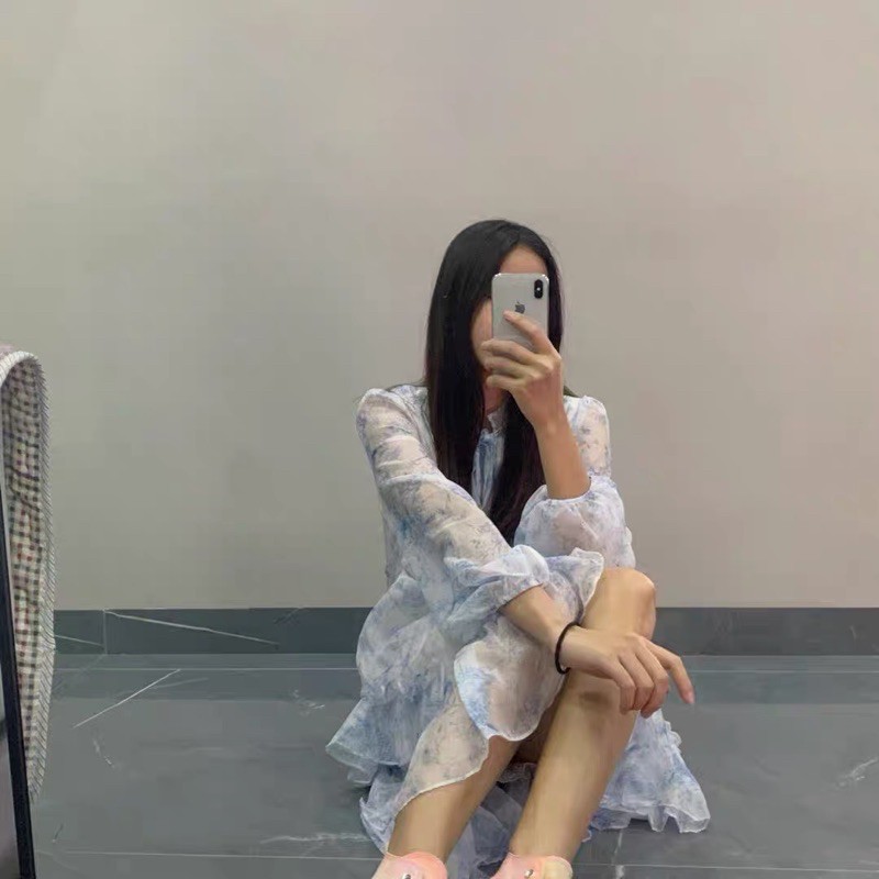 (Đang về)Váy hoa nữ nhẹ nhàng ngọt ngào vải đẹp hot 2021(kèm ảnh thật) | BigBuy360 - bigbuy360.vn