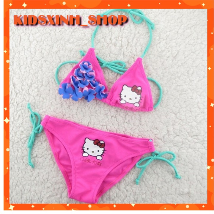 Đồ Bơi cho bé elsa 3D, hello kitty
