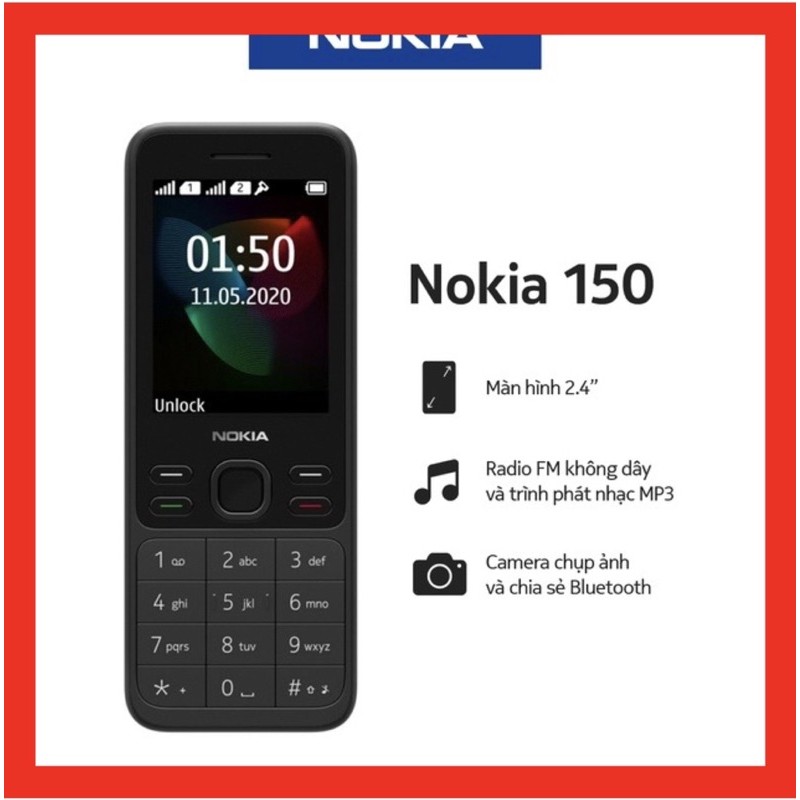 Điện thoại Nokia 150 (2020) HÀNG CHÍNH HÃNG