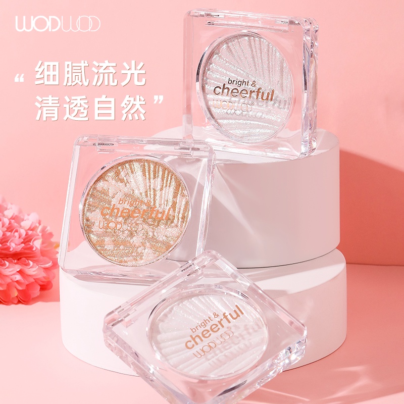 ♕(Hàng Có Sẵn) Phấn Bắt Sáng WODWOD Kết Cấu Mềm Mịn 3D Trang Điểm Tinh Tế Cho Nữ NO.W858