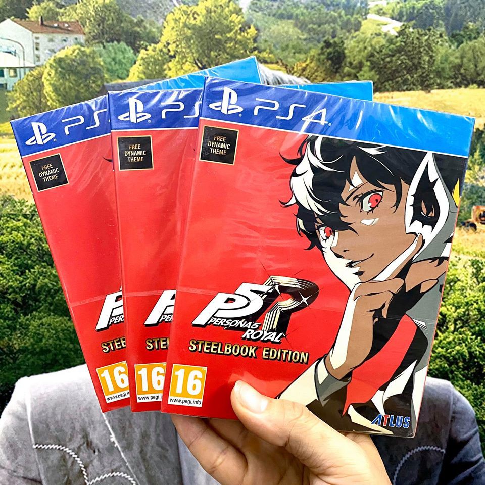 Đĩa Game PS4: Persona 5 Royal Steelbook Edition - hệ EU