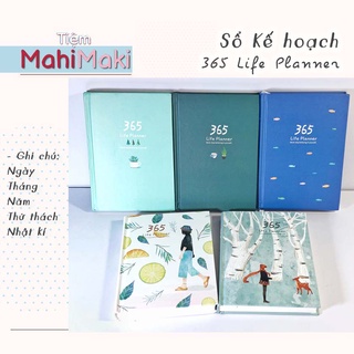 Sổ Kế hoạch Bullet Journal, sổ planner đầy đủ kế hoạch năm, tháng, ngày với họa tiết dễ thương