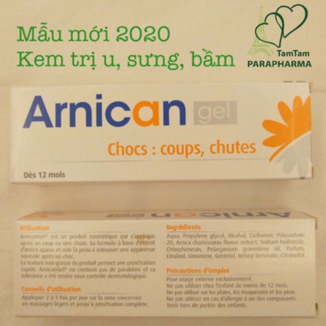 Sẵn date 03/2026🔥 kem cho u bầm sưng cho bé và người lớn Arnican