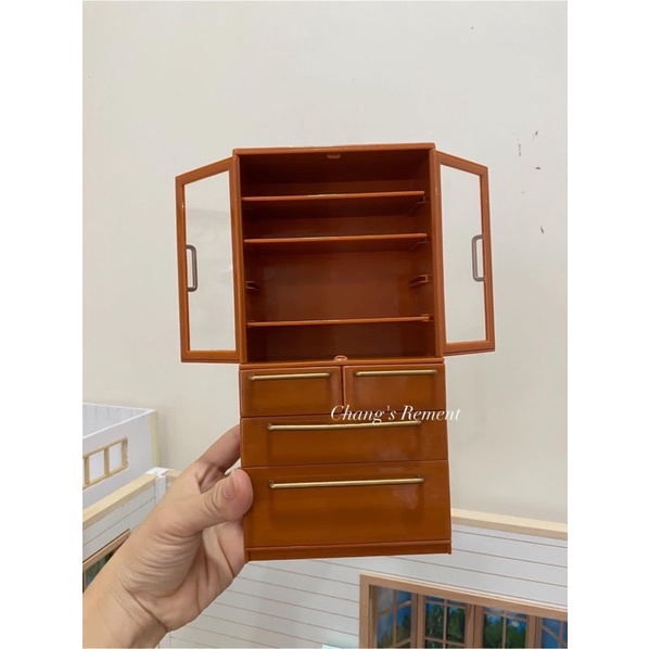 Mô hình tủ béo Rement nâu - used