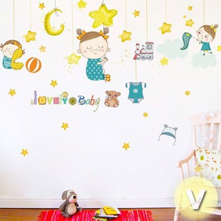 Decal dán tường Chúc bé ngủ ngon