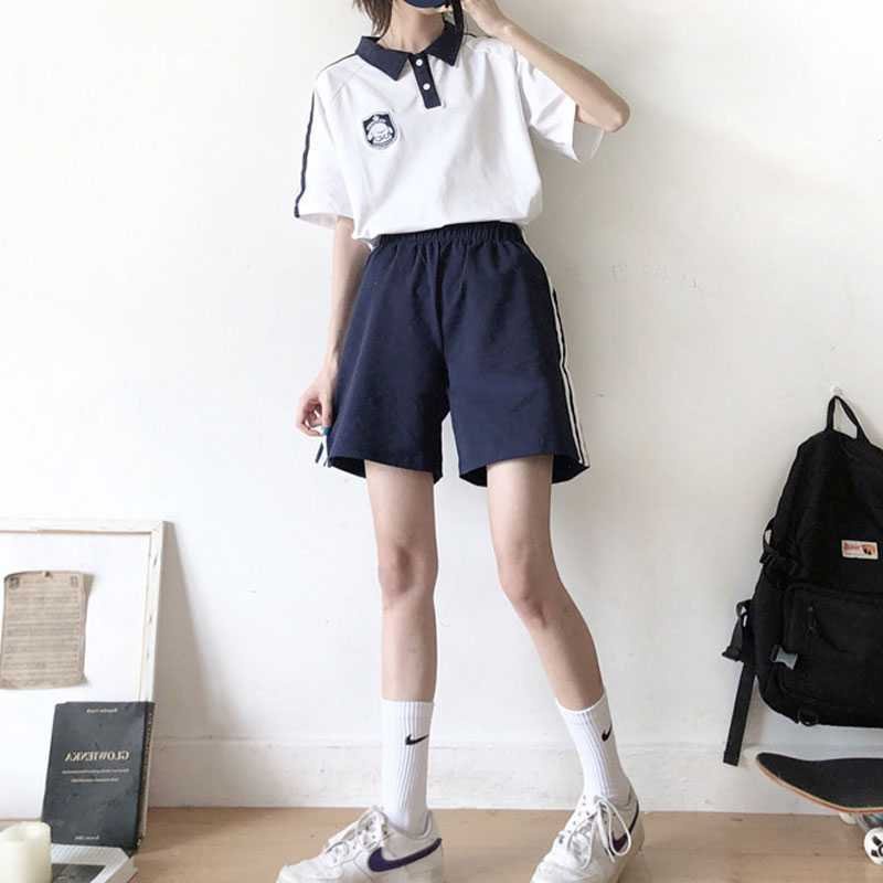 Sét Bộ Kẻ Viền Thêu Cún Đáng Yêu Minami Store Mã 1075Minami Store