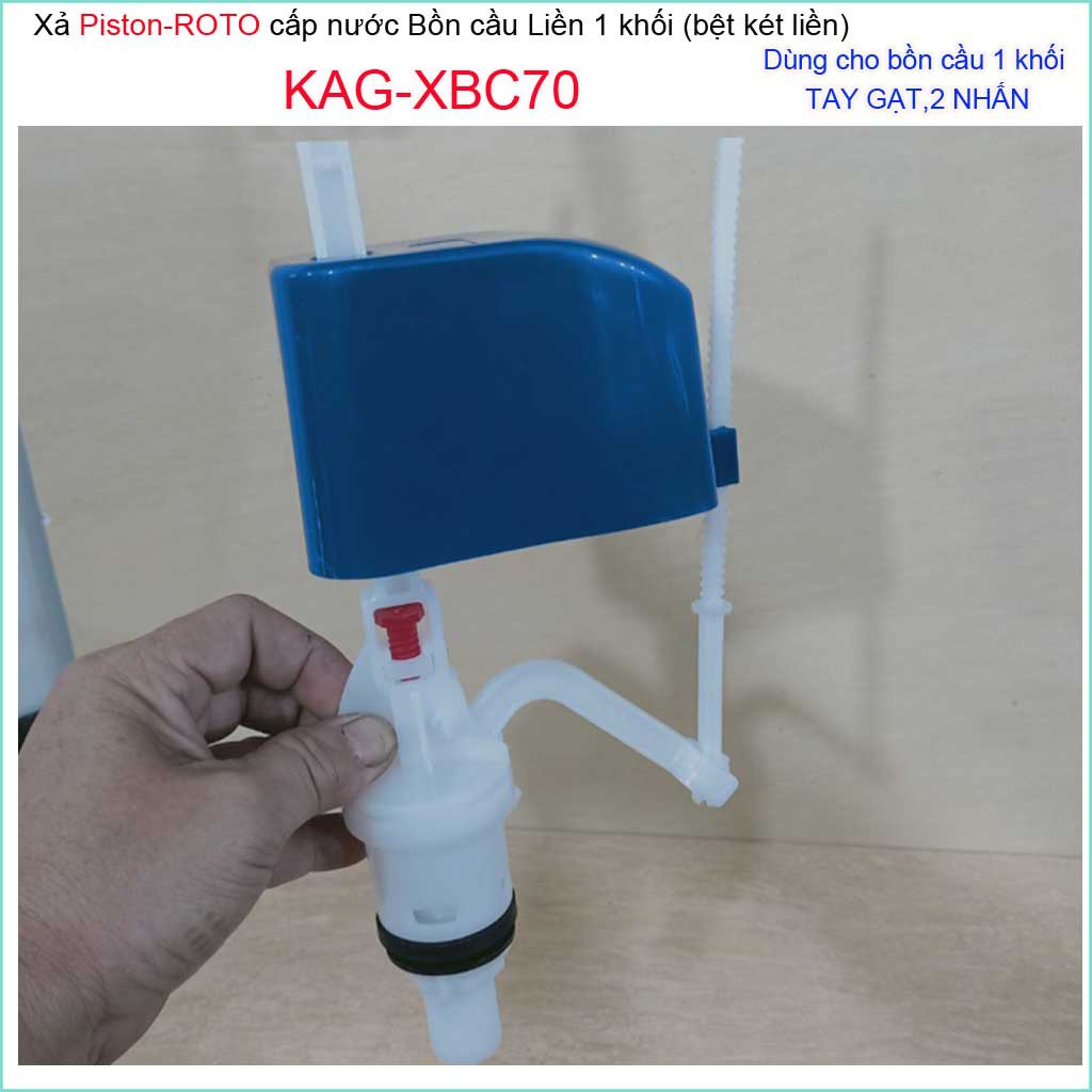 Cụm phao cấp nước bồn cầu 1 khối KAG-XBC70, cột cấp nước cầu két liền