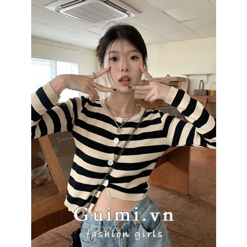 Áo khoác cardigan NZN dệt kim mỏng thiết kế vạt bất đối xứng thời trang mới thoải mái cho nữ