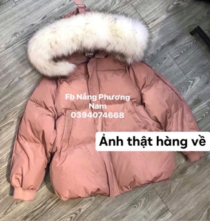 Áo phao béo mũ Lông ( od)