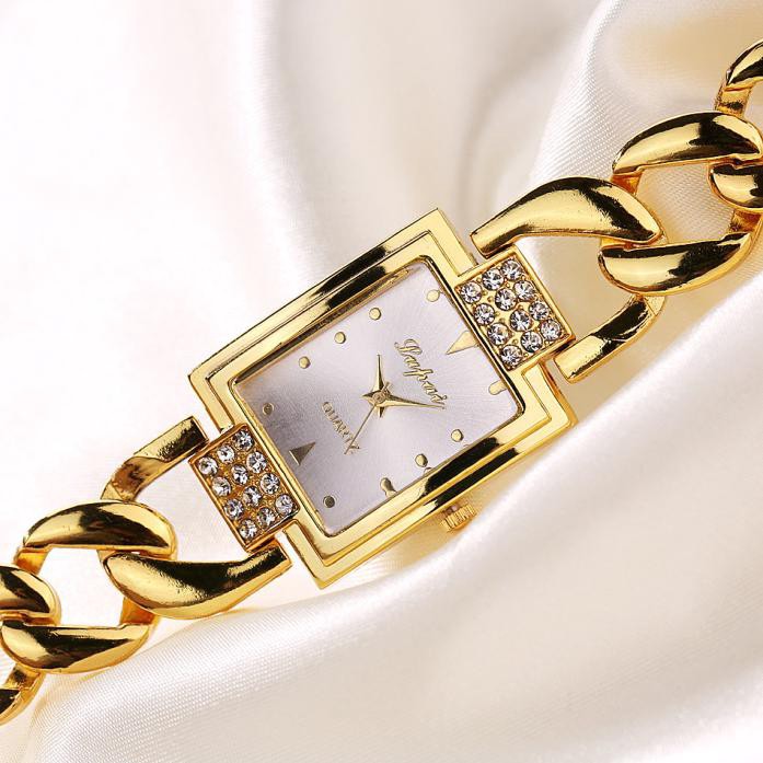 Đồng hồ đeo tay xi mạ vàng sang trọng cho nữ | BigBuy360 - bigbuy360.vn