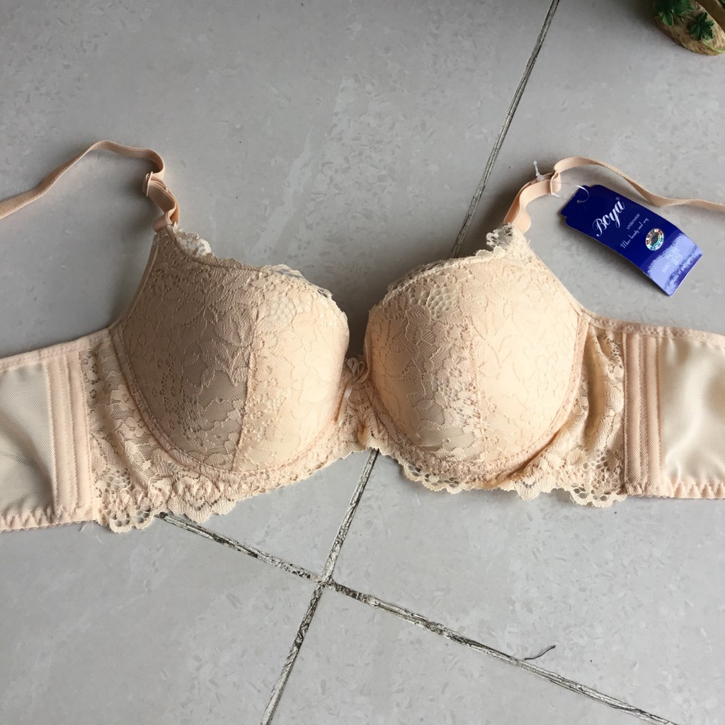 Áo ngực đệm mỏng, áo lót ren cho ngực to bảng dây to lưới thoáng 003L