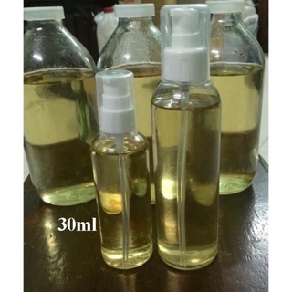 Dầu dừa nhà nấu thủ công nguyên chất 100% - vàng óng - thơm lừng : chai 30ml