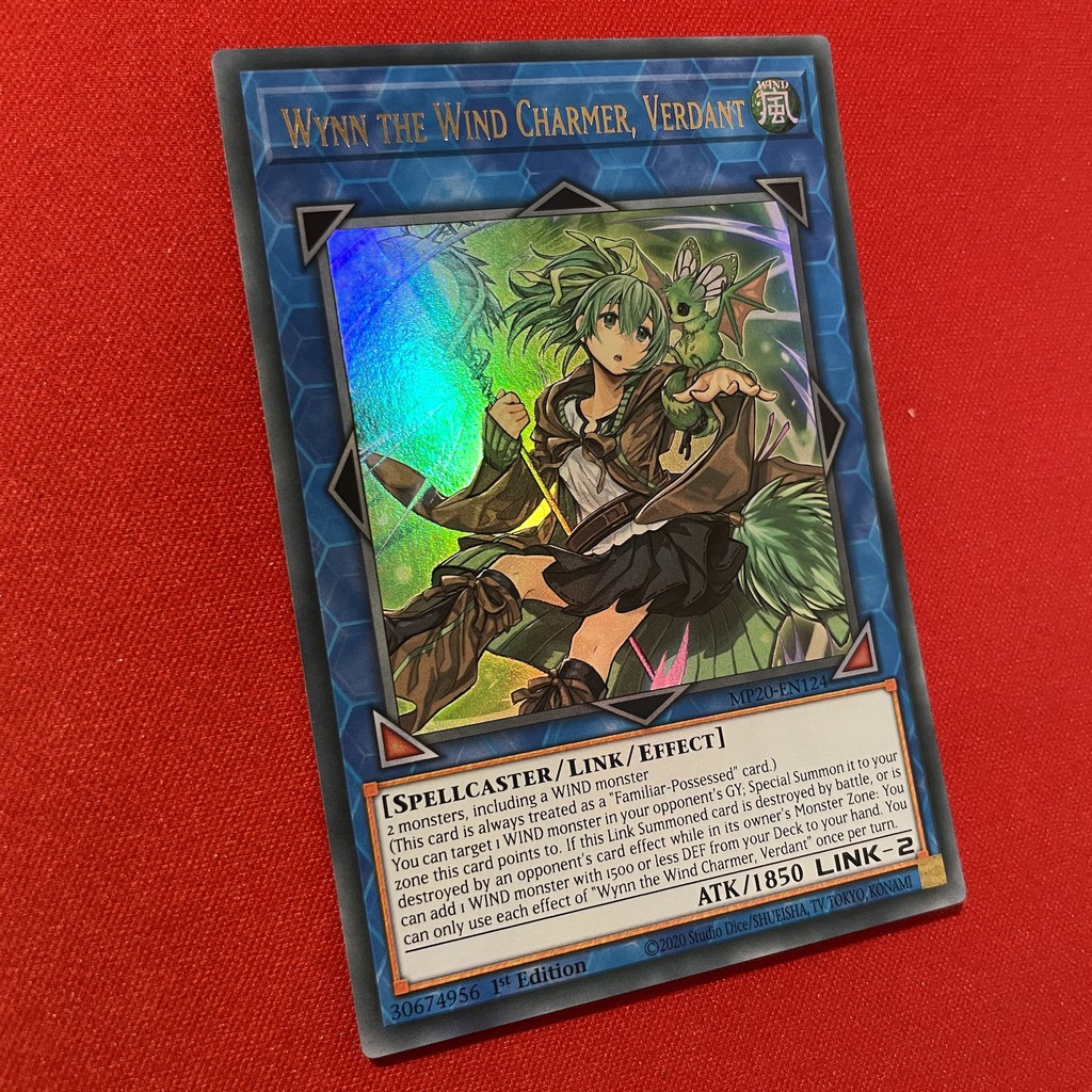 EN]Thẻ Bài Yugioh Chính Hãng] Wynn The Wind Charmer, Verdant