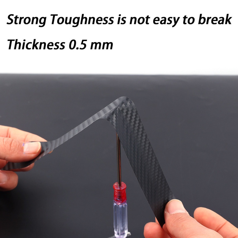 Cuộn Băng Keo 3D 3 / 5m Bằng Sợi Carbon Chống Trầy Xước Chống Thấm Nước Trang Trí Xe Hơi